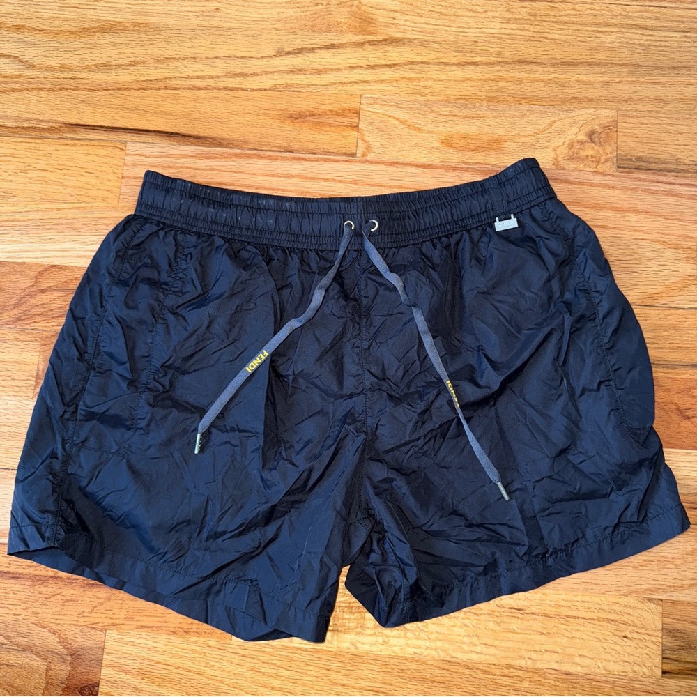 Fendi Black Swim Shorts trunks
